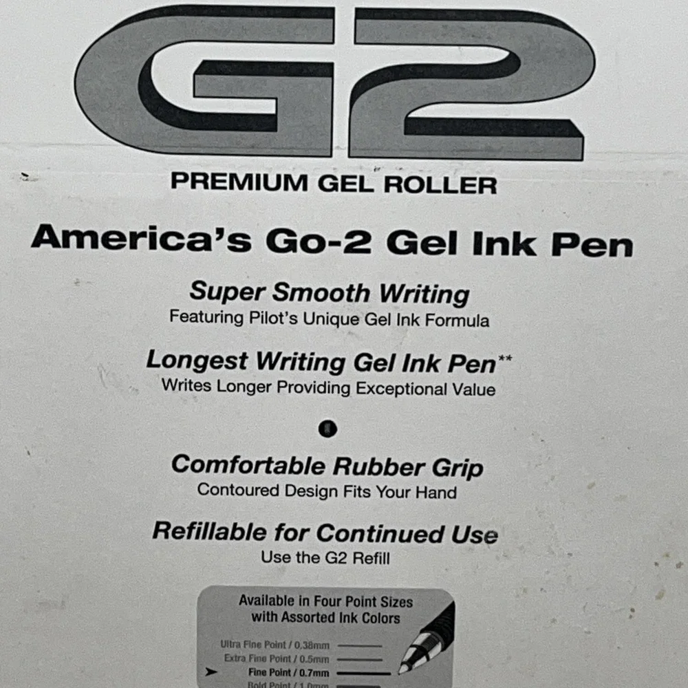 Pilot G2 Retractable Premium Gel Ink Set | 20 Pens | Assorted 0.7mm | G27200